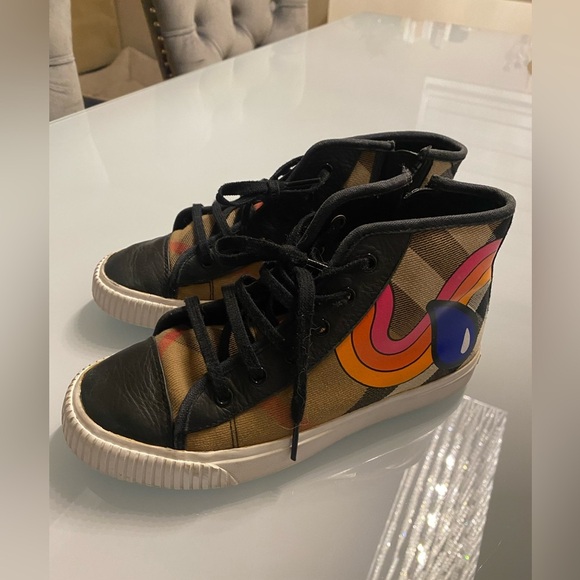 Kids Burberry high top sneakers (as is) - Picture 8 of 8